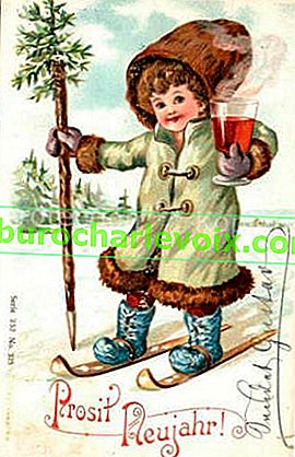 Старовинна німецька різдвяна листівка початку 1900-х рр.