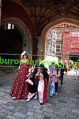 Tudorova era na Hampton Courtu.  Foto Elena Lapenko
